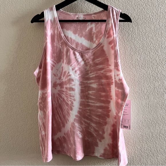 Athleta Organic Daily Tie Dye Printed Tank Size 1X NWT - Picture 2 of 7